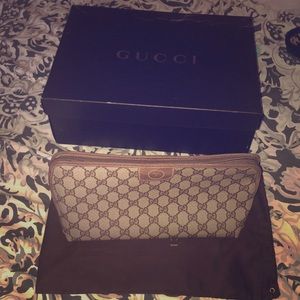 Gucci makeup bag